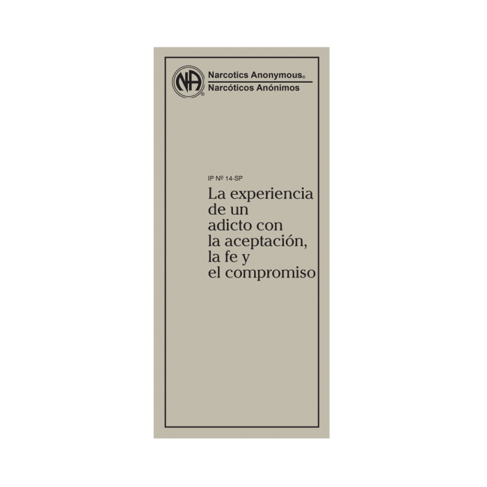 IP 14 La experiencia de un adicto con la aceptación, la fe y el compromiso