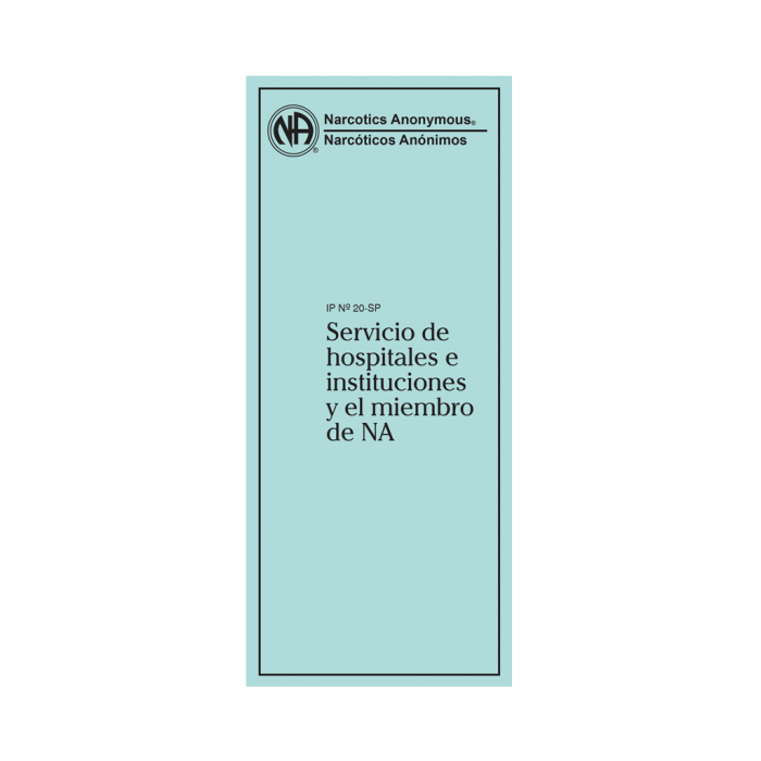 IP 20 Servicio de hospitales e instituciones y el miembro de NA